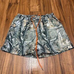 MNML Shorts Men's XL Green Camo Ripstop Pockets Athletic Gym Streetwear